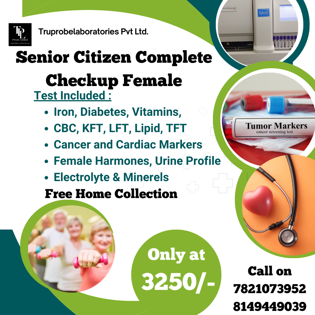 Senior Citizen Complete Health Checkup (Female)